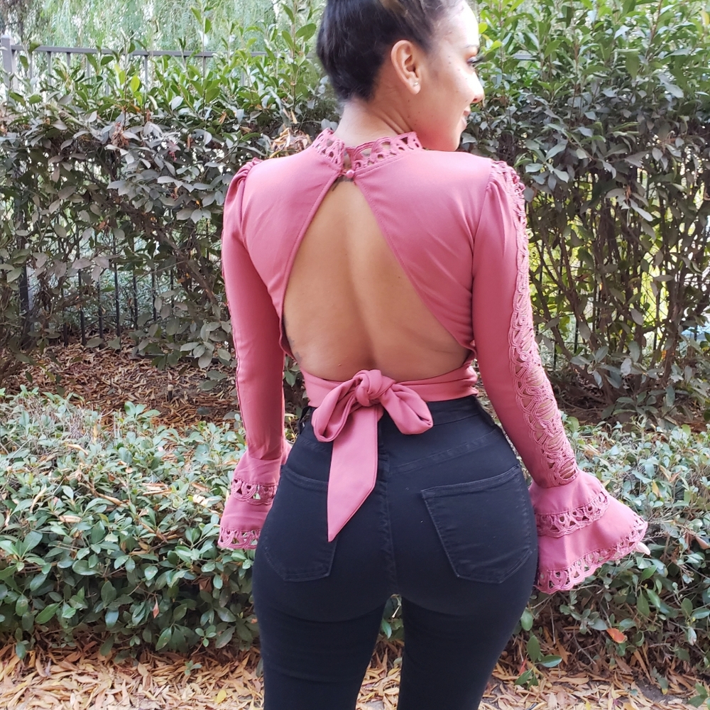 Open back top